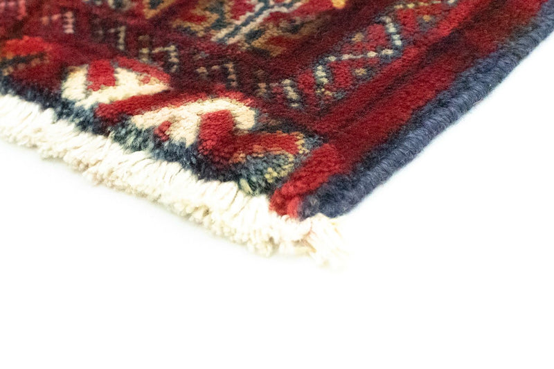 Turkaman-tæppe - 86 x 62 cm - rød