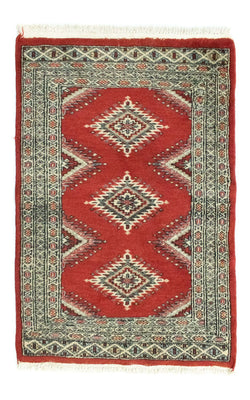 Pakistan Tæppe - 82 x 63 cm - rød