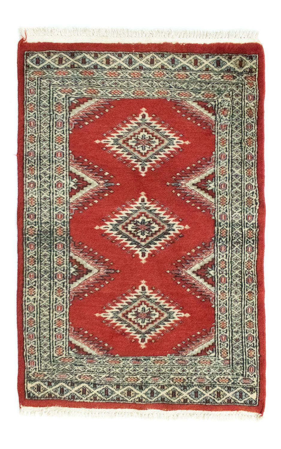 Pakistan Tæppe - 82 x 63 cm - rød
