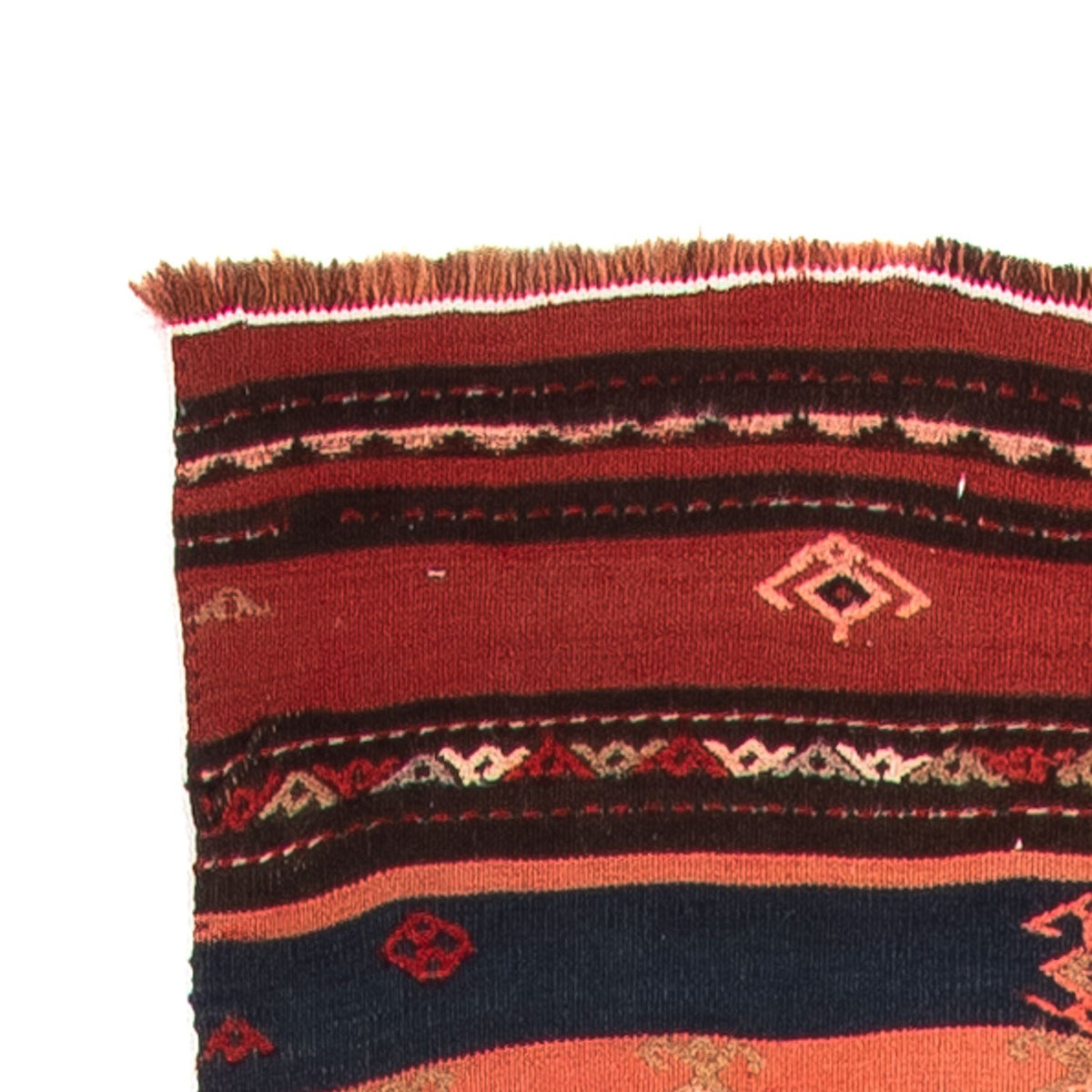 Løber Kelim-tæppe - gammelt - 315 x 95 cm - flerfarvet