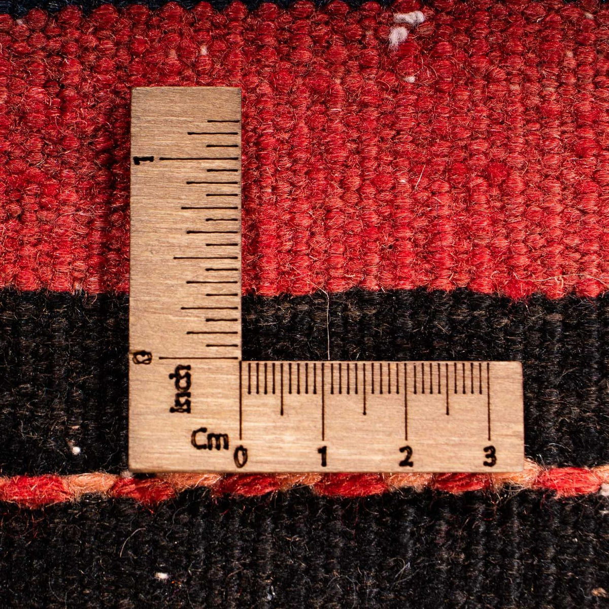 Kelim-tæppe - gammelt - 150 x 135 cm - flerfarvet