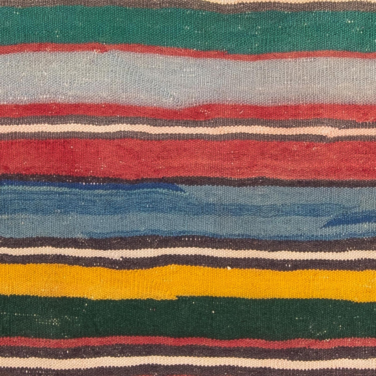 Kelim-tæppe - gammelt firkantet  - 160 x 150 cm - flerfarvet