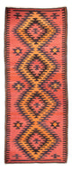 Antikt kilim Tæppe 400x140cm