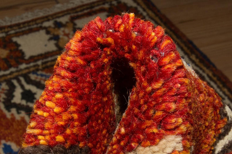 Orientalsk tæppe - 125 x 63 cm - orange