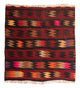Antikt kilim Tæppe 90x85cm