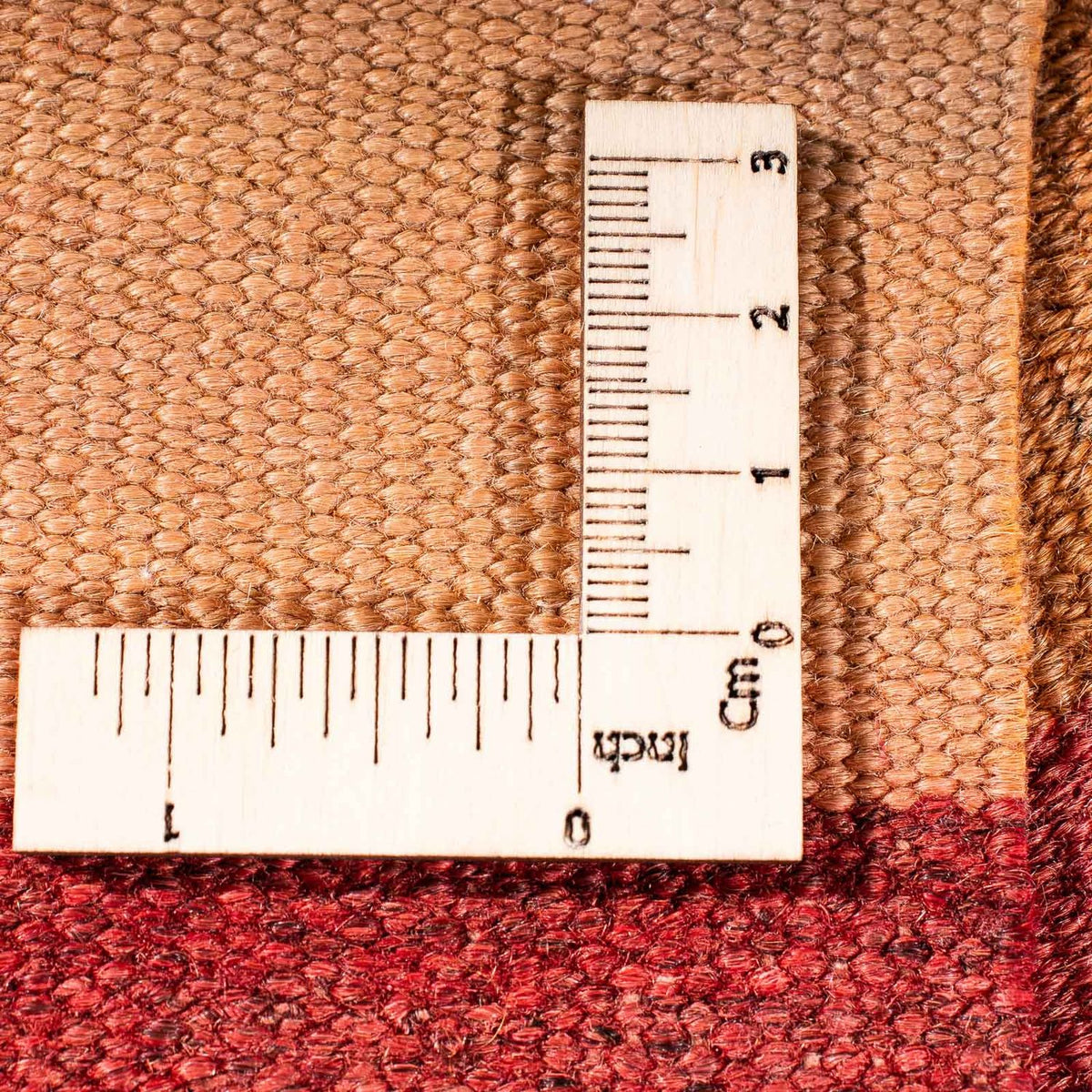 Kelim-tæppe - gammelt - 130 x 65 cm - flerfarvet