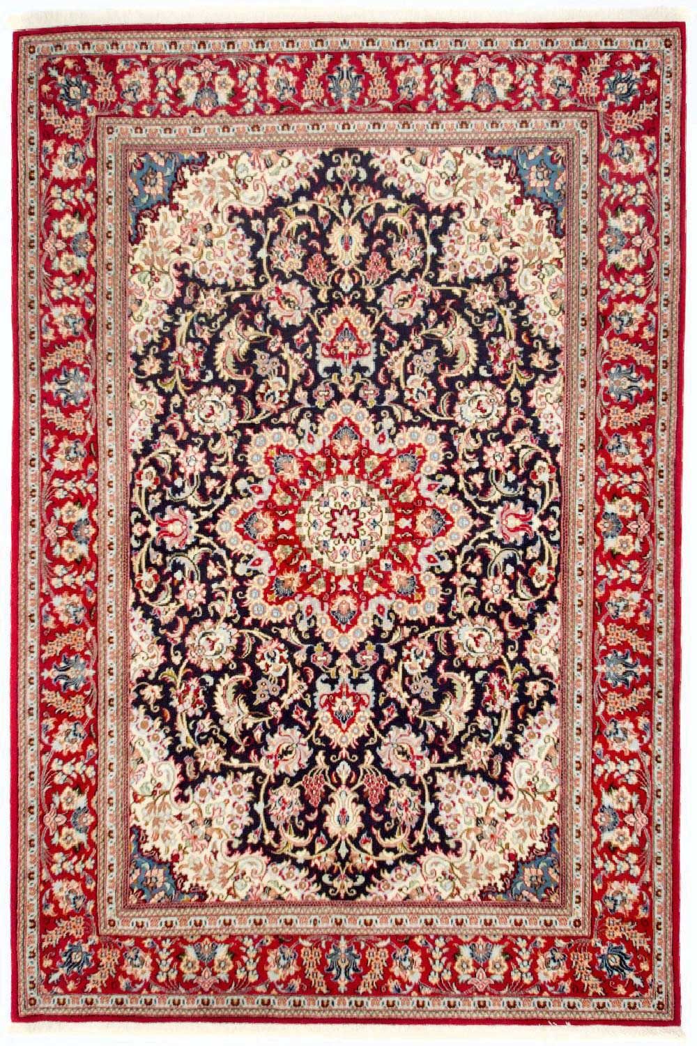 Persisk tæppe - Ghom - 243 x 170 cm - mørkeblå