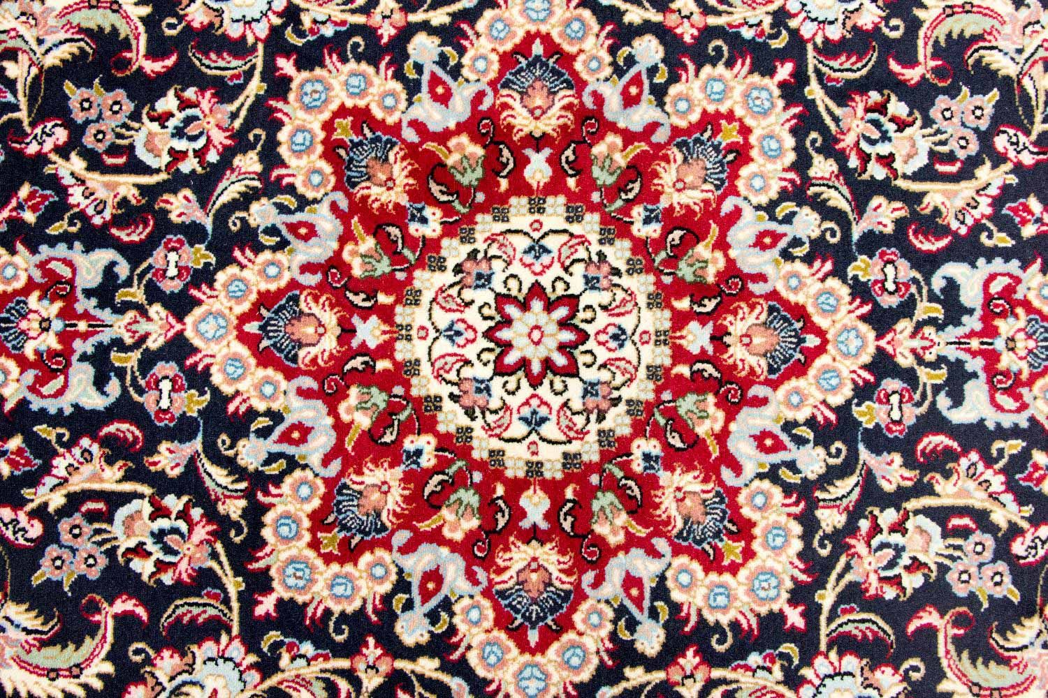 Persisk tæppe - Ghom - 243 x 170 cm - mørkeblå