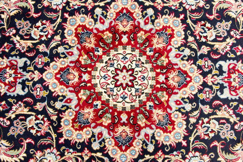 Persisk tæppe - Ghom - 243 x 170 cm - mørkeblå