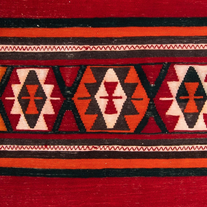 Kelim-tæppe - gammelt - 290 x 155 cm - flerfarvet
