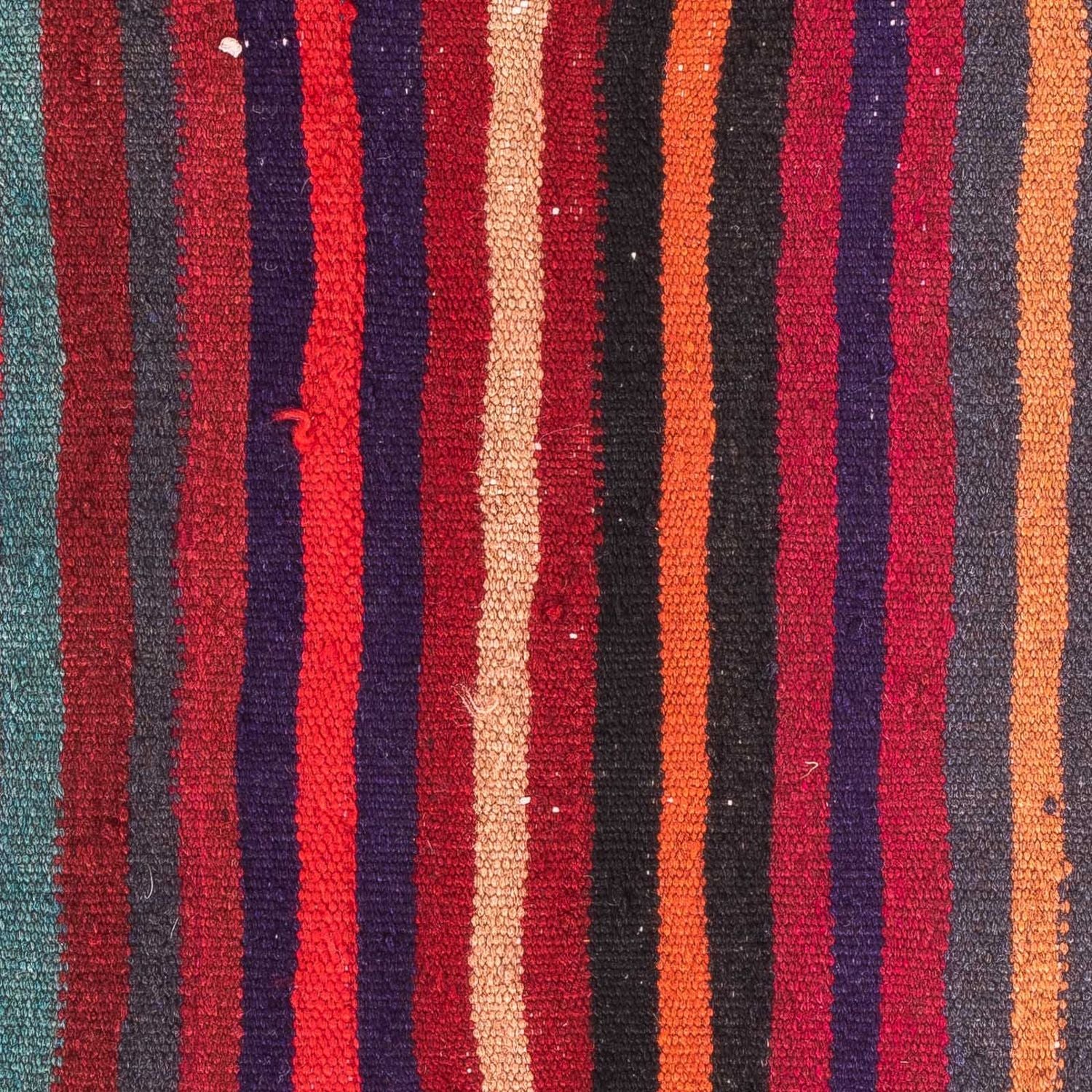 Løber Kelim-tæppe - gammelt - 105 x 45 cm - flerfarvet