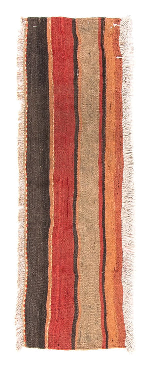 Løber Kelim-tæppe - gammelt - 135 x 40 cm - flerfarvet