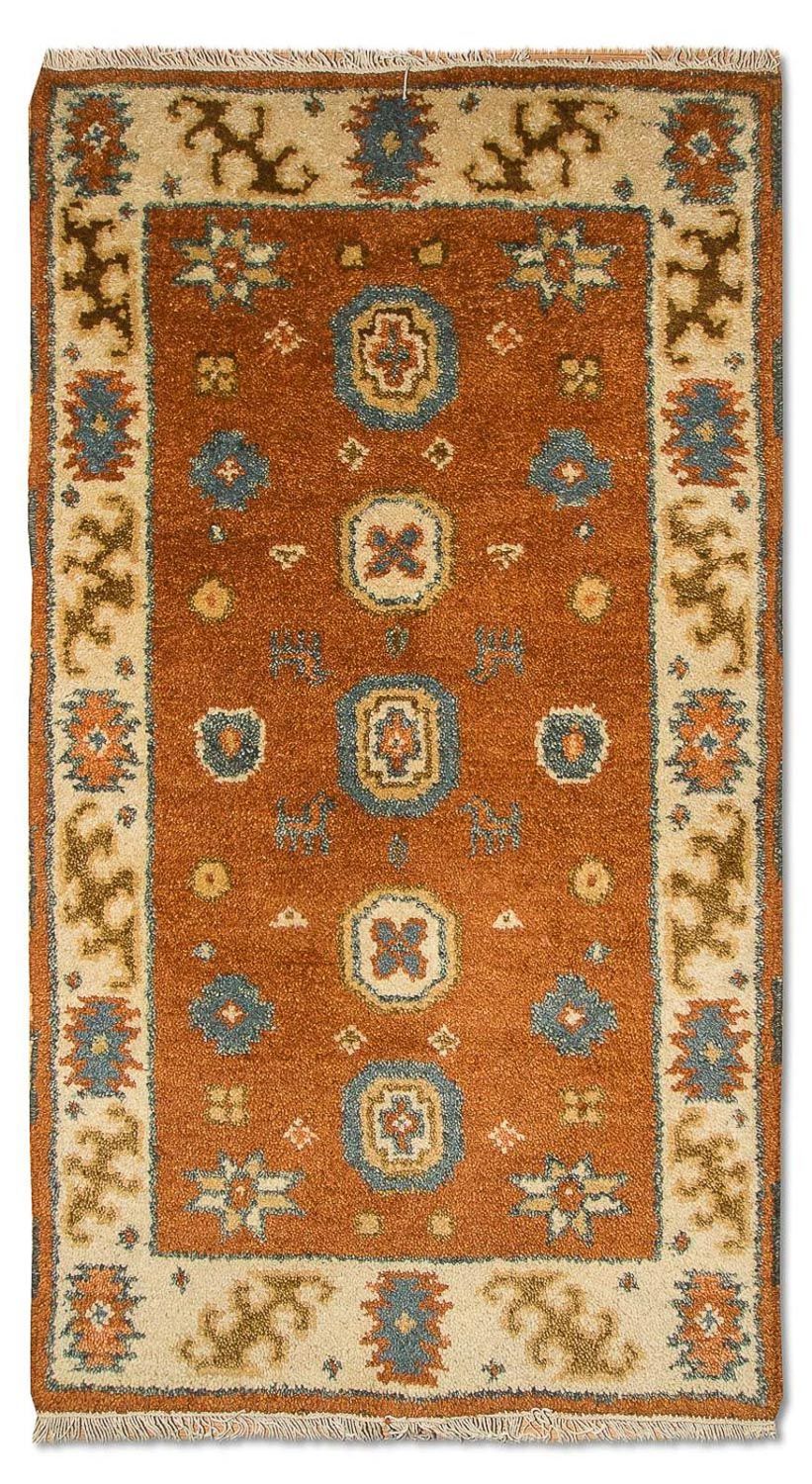 Orientalsk tæppe - 118 x 64 cm - orange