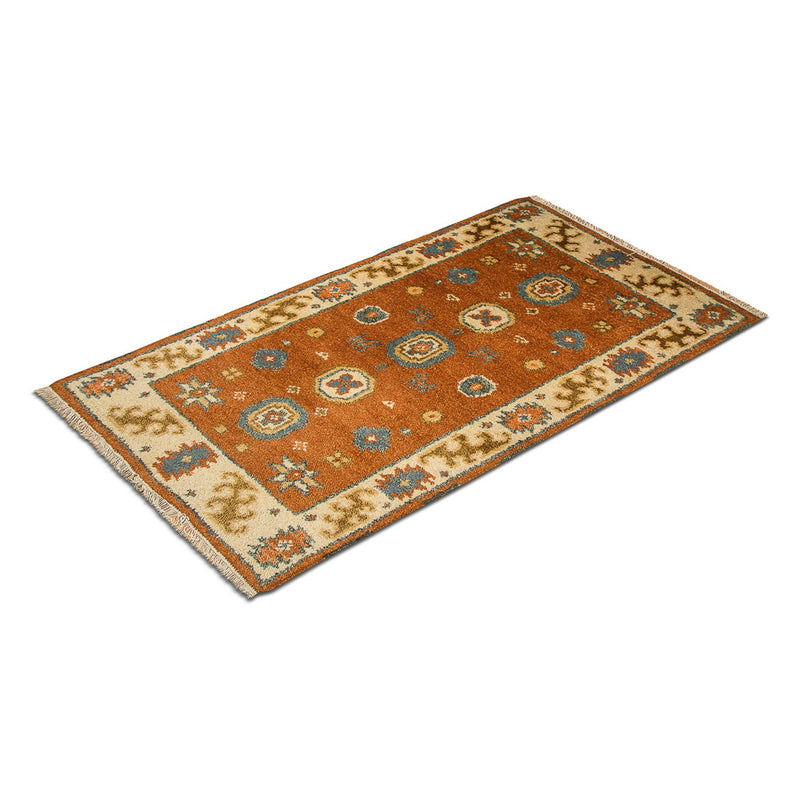 Orientalsk tæppe - 118 x 64 cm - orange