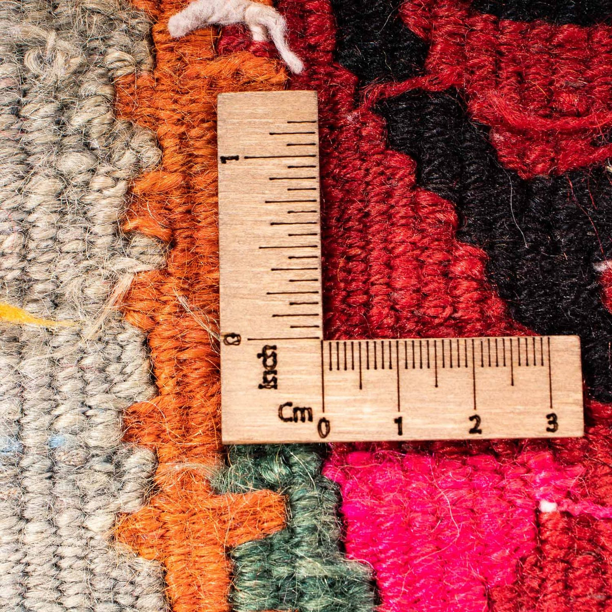 Løber Kelim-tæppe - gammelt - 280 x 112 cm - flerfarvet