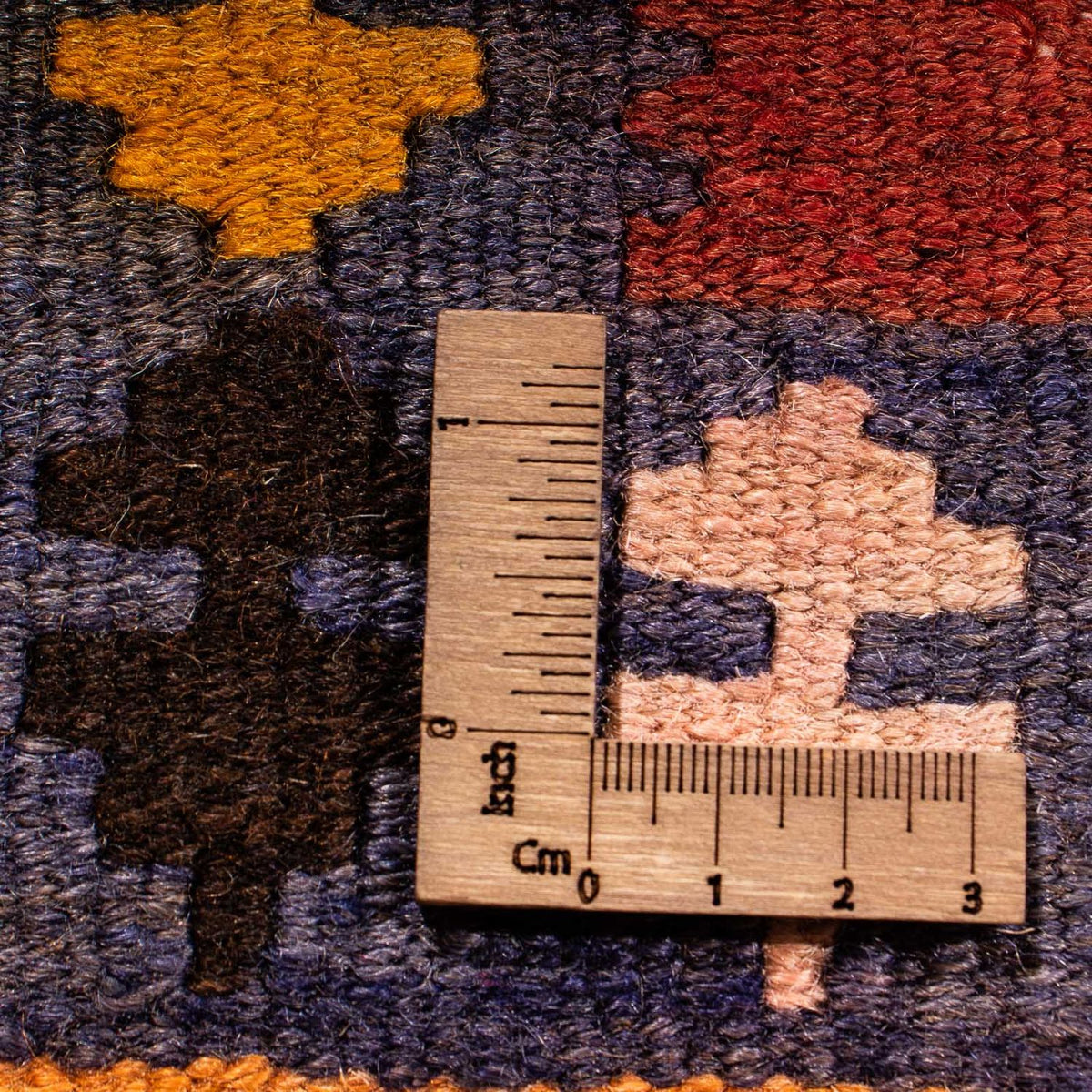 Løber Kelim-tæppe - gammelt - 310 x 127 cm - flerfarvet