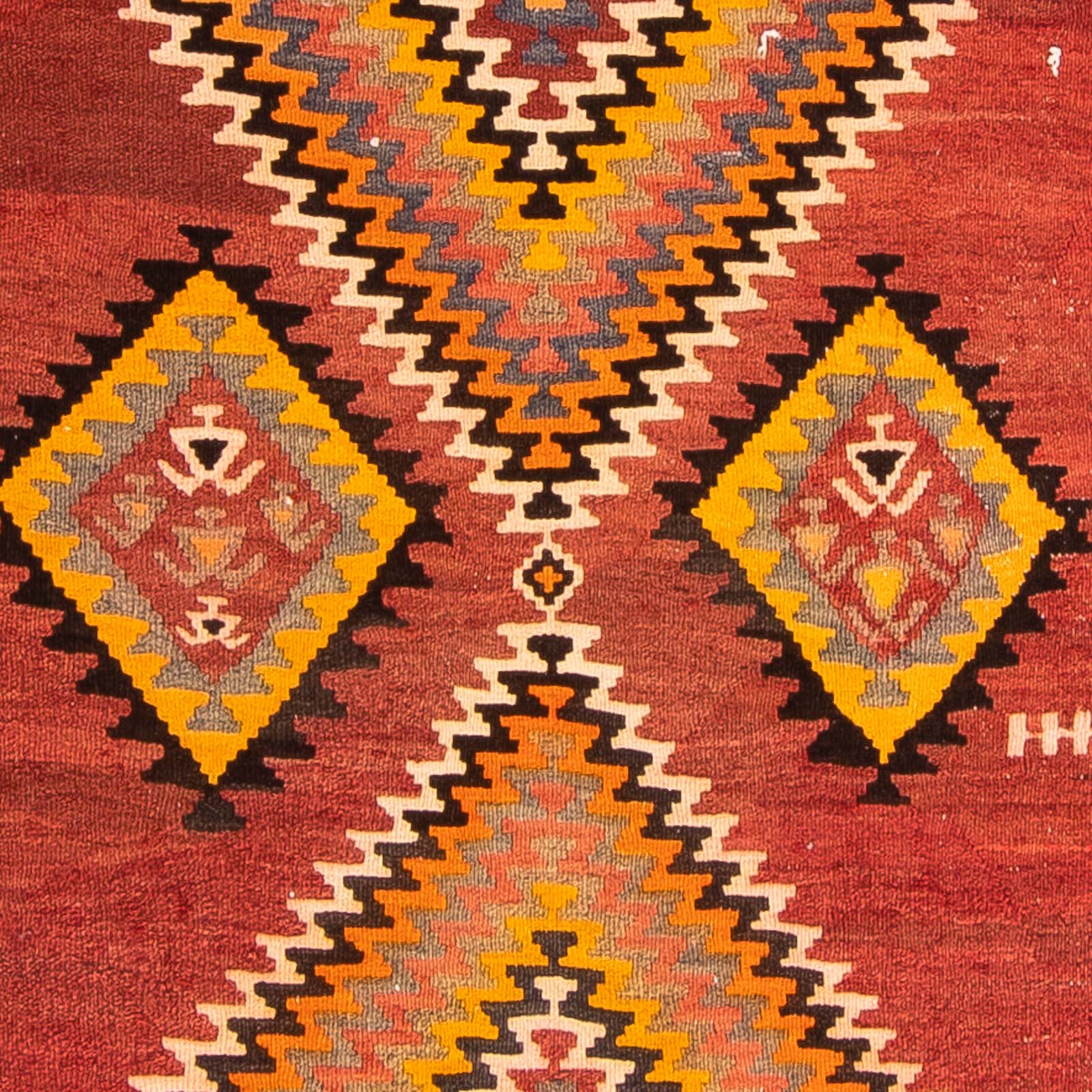 Løber Kelim-tæppe - gammelt - 310 x 127 cm - flerfarvet