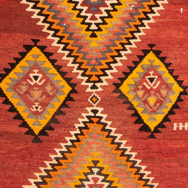 Løber Kelim-tæppe - gammelt - 310 x 127 cm - flerfarvet