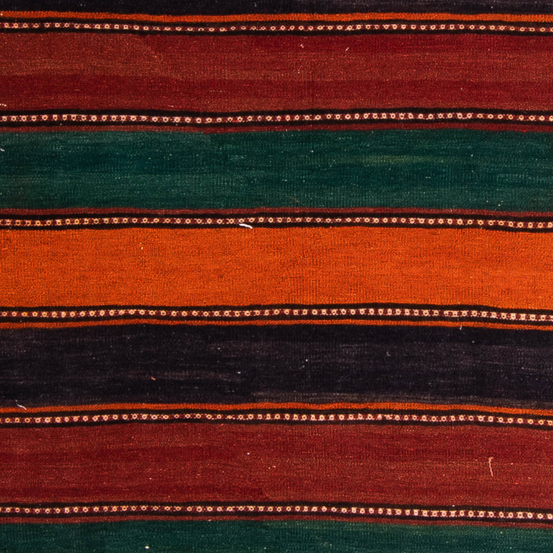 Kelim-tæppe - gammelt - 315 x 155 cm - flerfarvet