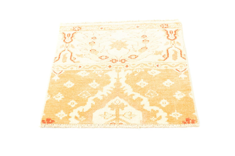 Uldtæppe firkantet  - 65 x 62 cm - beige