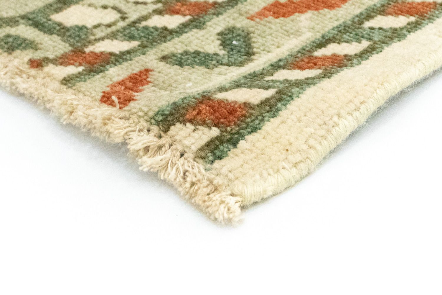 Uldtæppe - 93 x 60 cm - beige