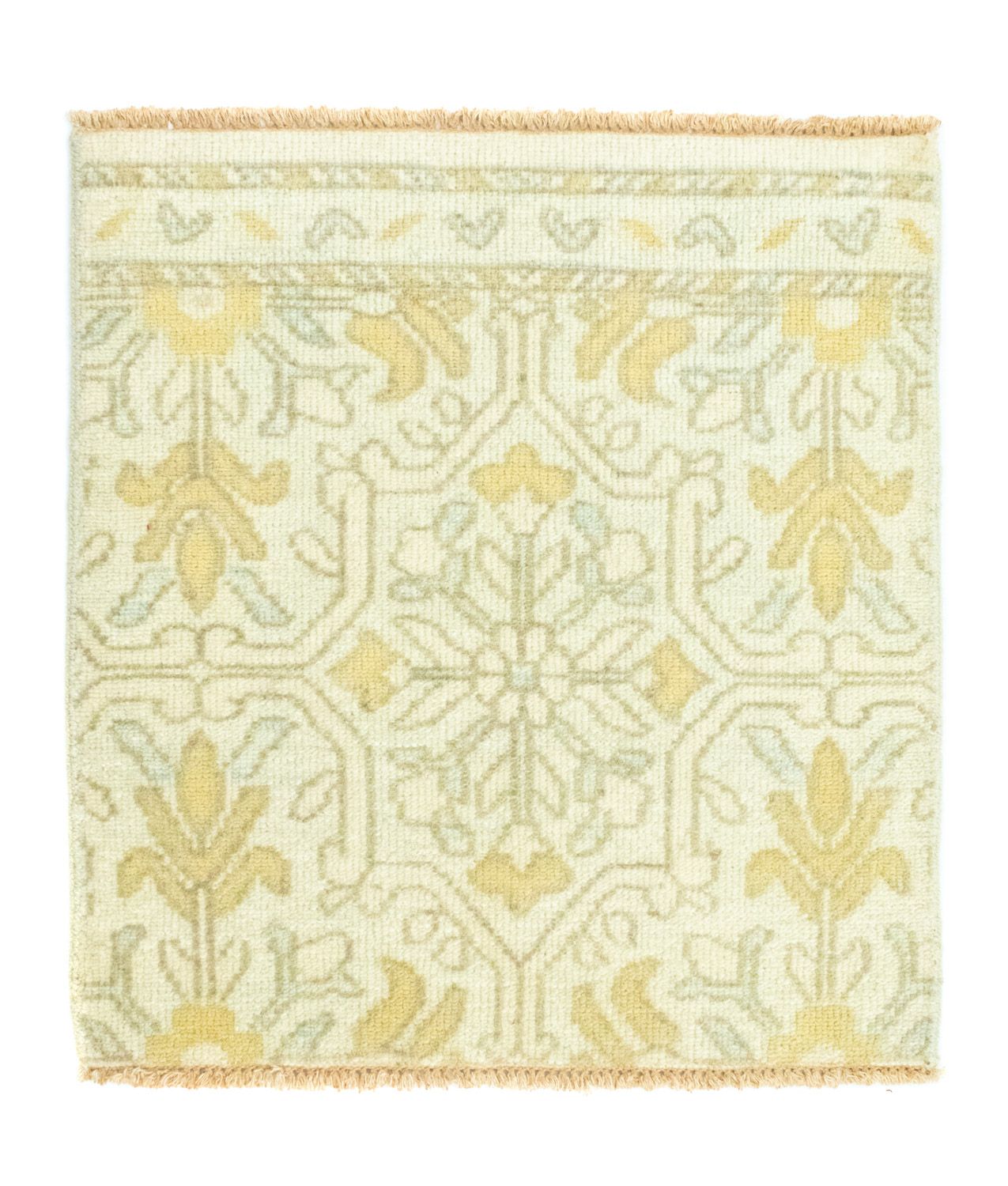 Designer tæppe firkantet  - 63 x 60 cm - beige