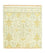 Designer tæppe firkantet  - 63 x 60 cm - beige