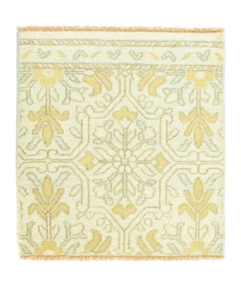 Designer tæppe firkantet  - 63 x 60 cm - beige