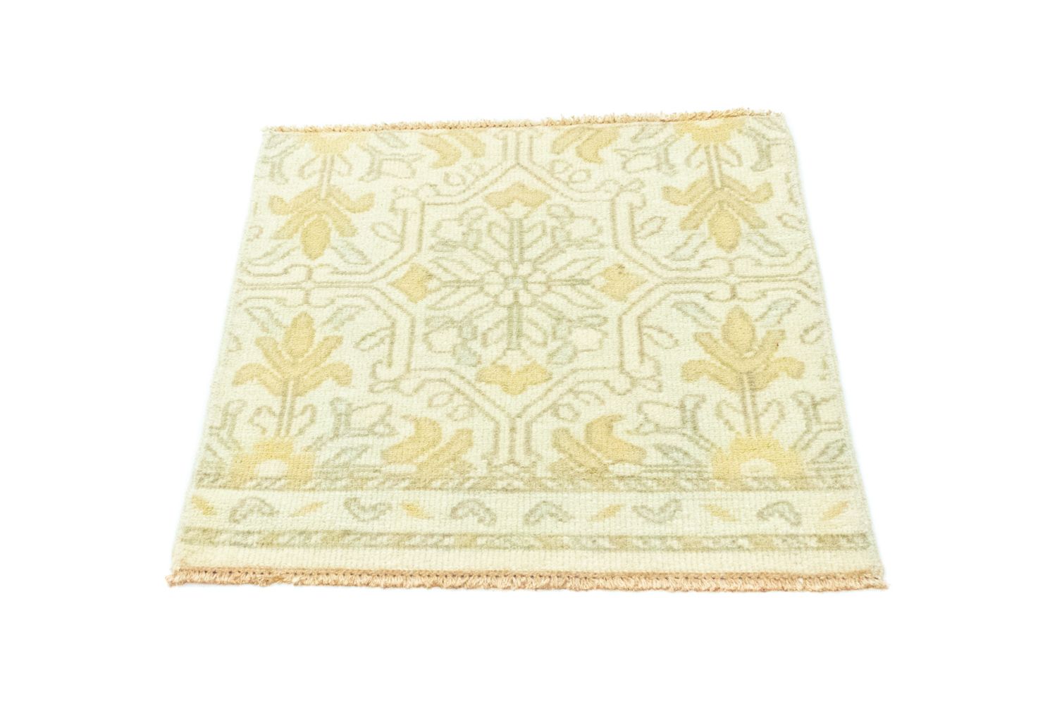 Designer tæppe firkantet  - 63 x 60 cm - beige