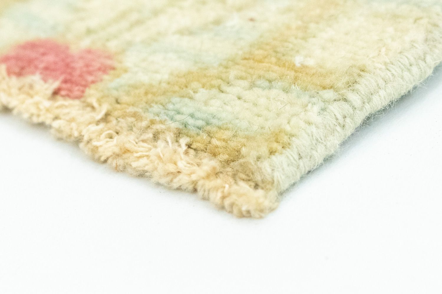 Designer tæppe firkantet  - 63 x 62 cm - beige