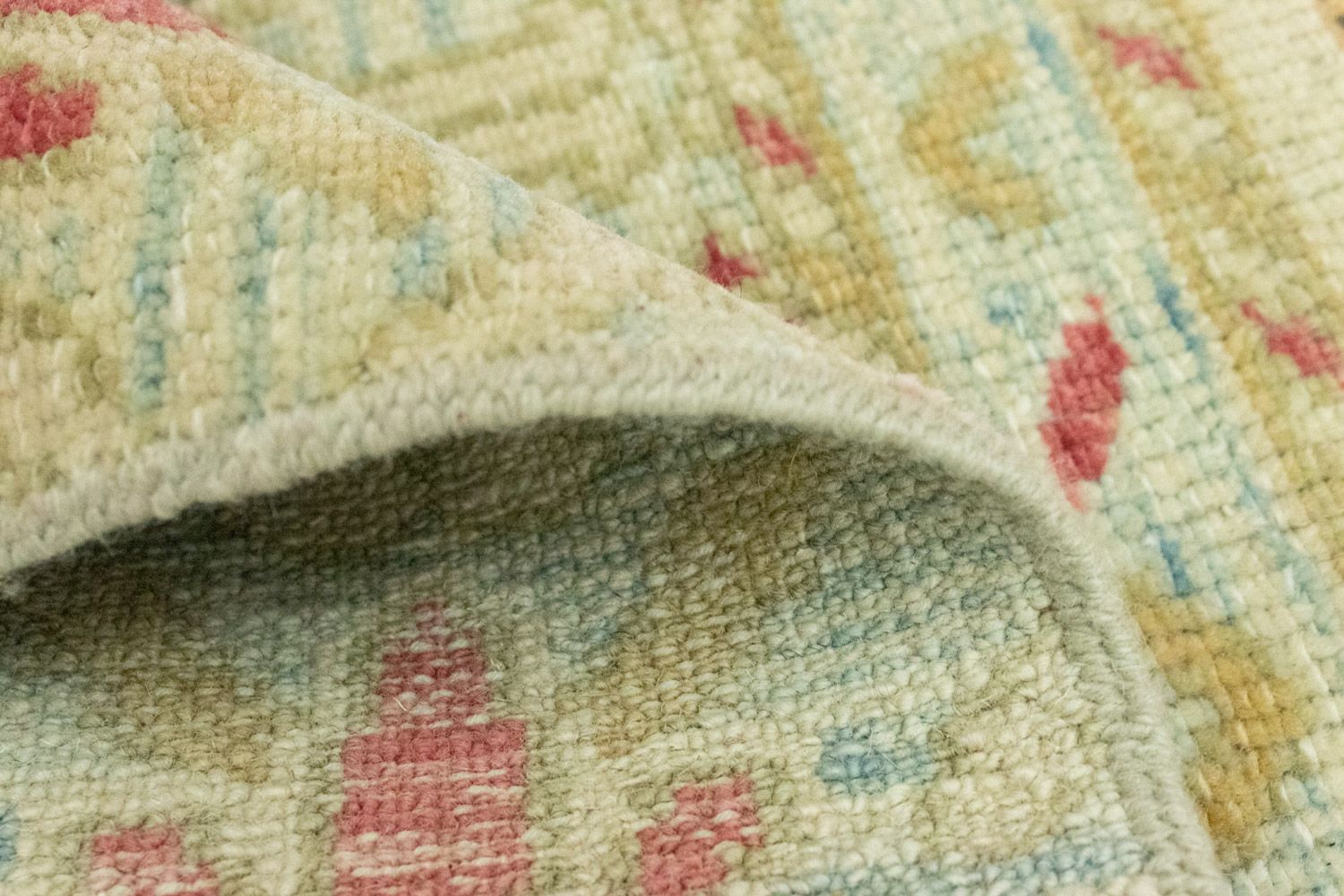 Designer tæppe firkantet  - 63 x 62 cm - beige
