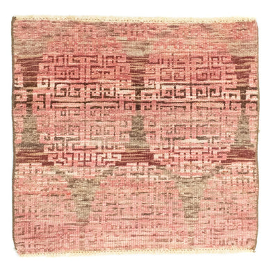 Designer tæppe firkantet  - 66 x 61 cm - pink