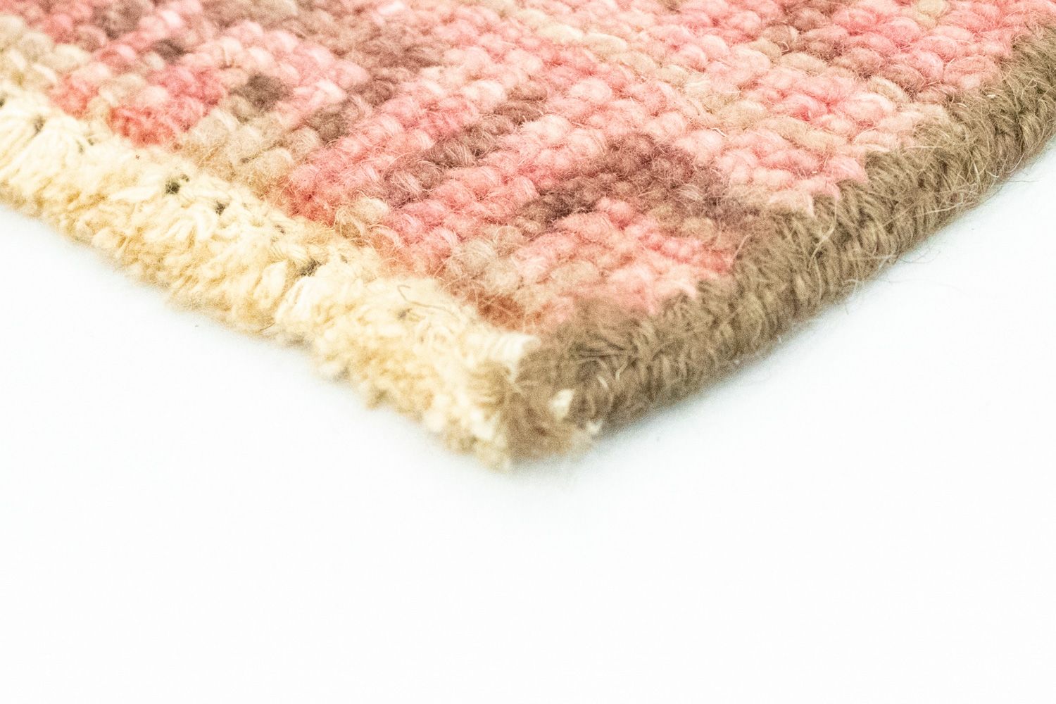 Designer tæppe firkantet  - 66 x 61 cm - pink