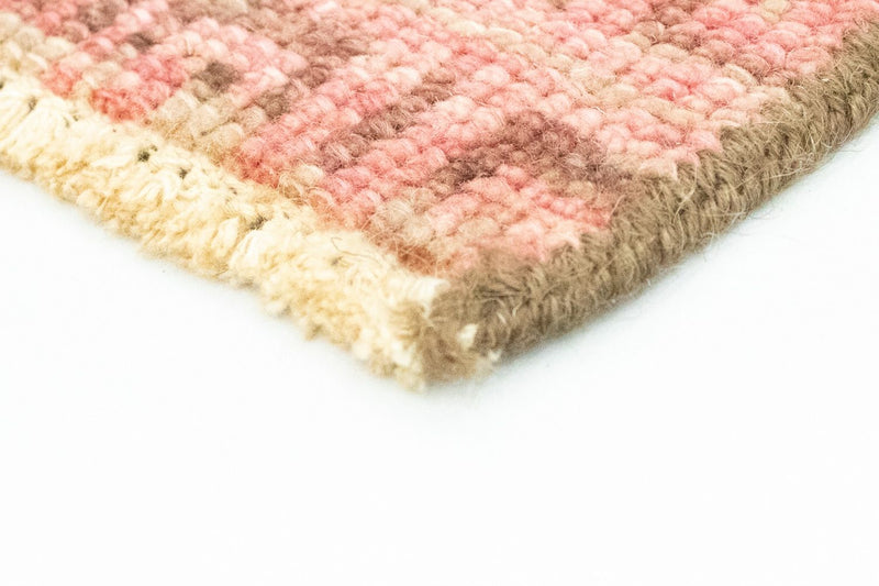 Designer tæppe firkantet  - 66 x 61 cm - pink