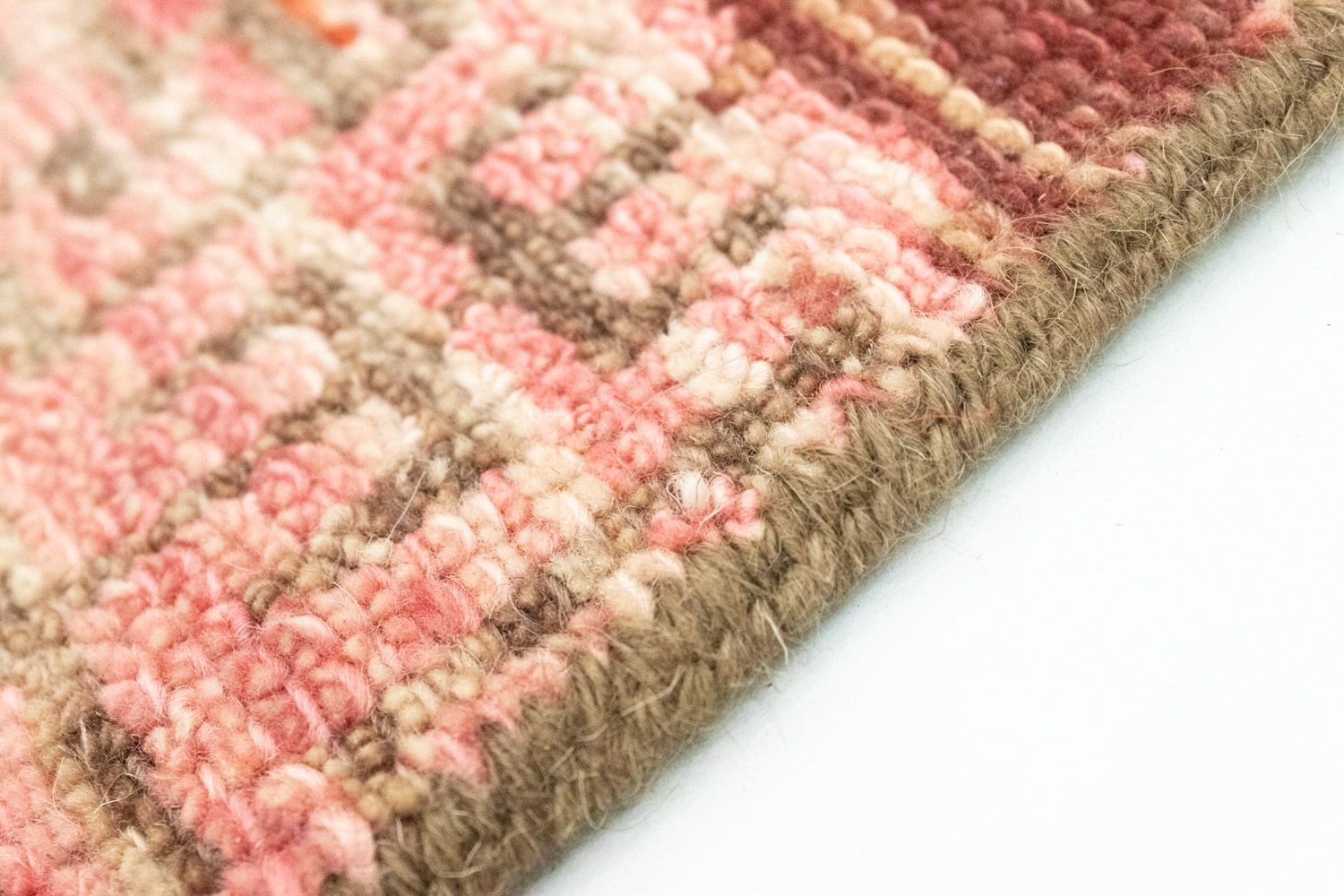 Designer tæppe firkantet  - 66 x 61 cm - pink