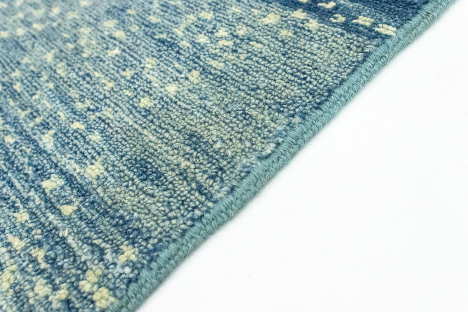 Designer tæppe firkantet  - 62 x 61 cm - lyseblå