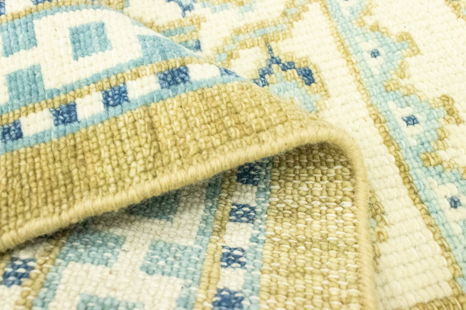 Designer tæppe - 92 x 59 cm - beige