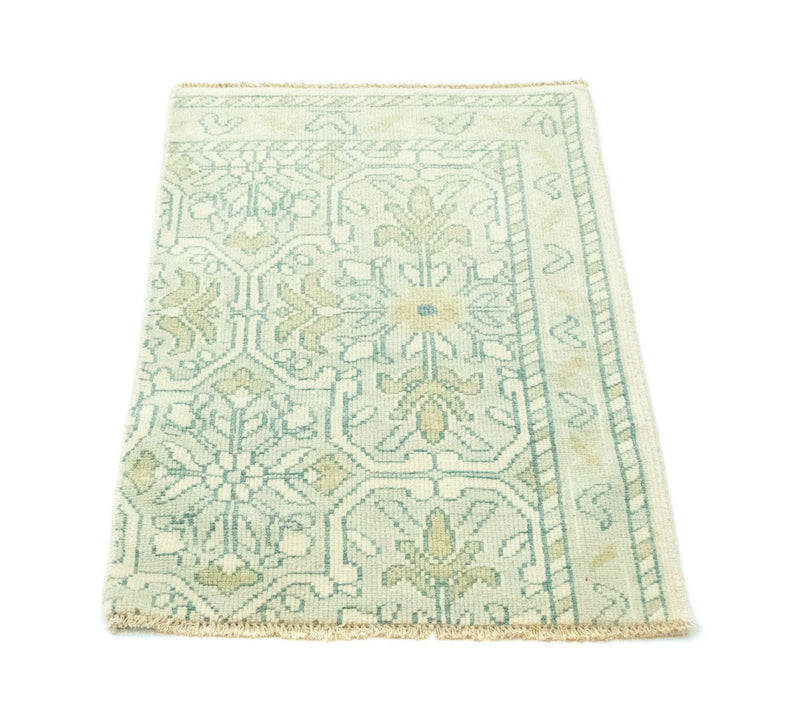 Designer tæppe - 90 x 60 cm - lysegrøn