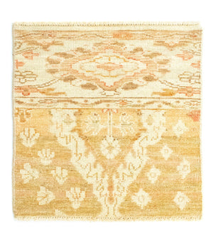 Designer tæppe firkantet  - 60 x 58 cm - beige