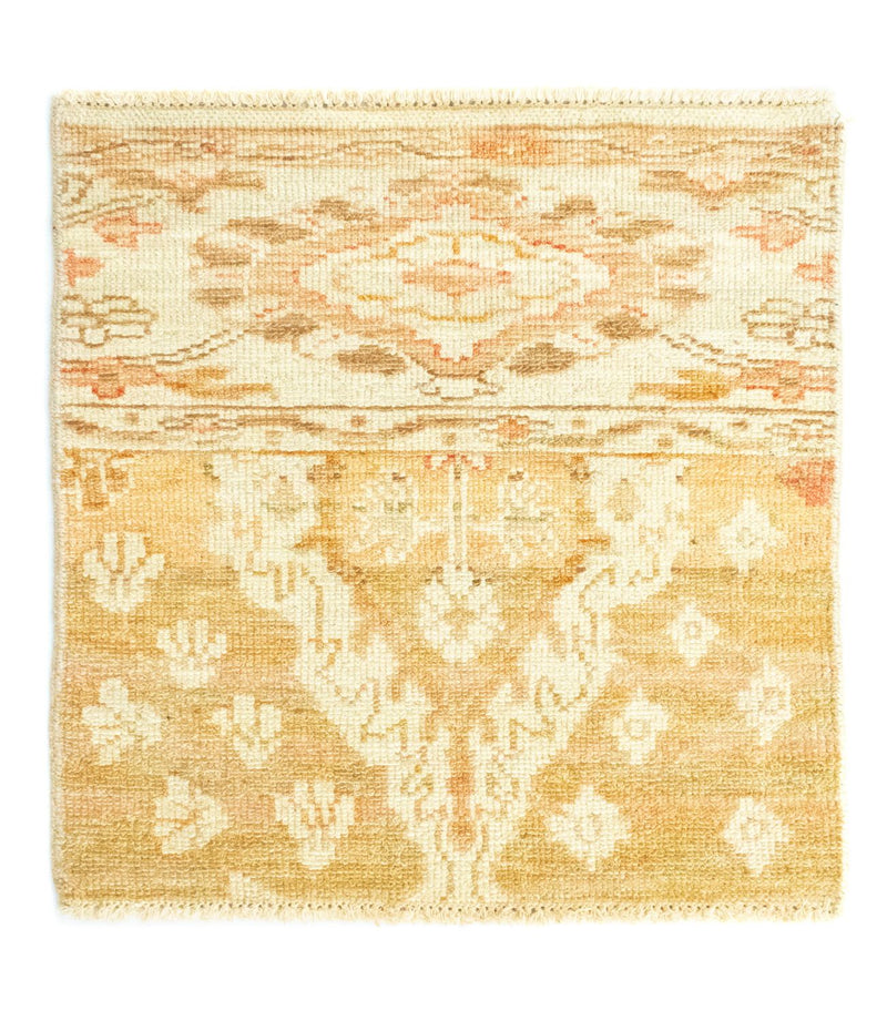 Designer tæppe firkantet  - 60 x 58 cm - beige