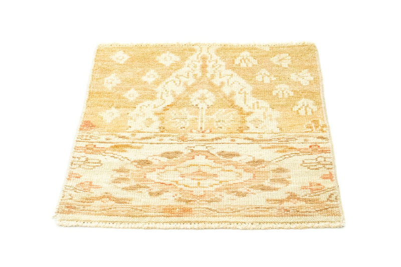 Designer tæppe firkantet  - 60 x 58 cm - beige
