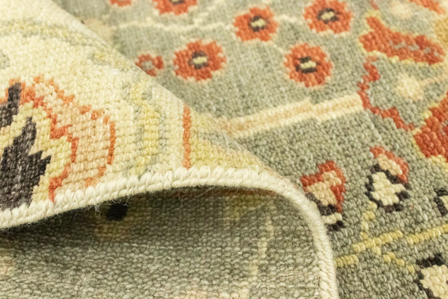 Designer tæppe - 92 x 60 cm - beige