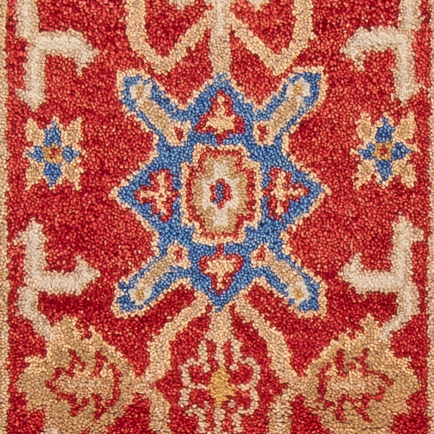 Løber Orientalsk tæppe - 199 x 62 cm - mørkerød