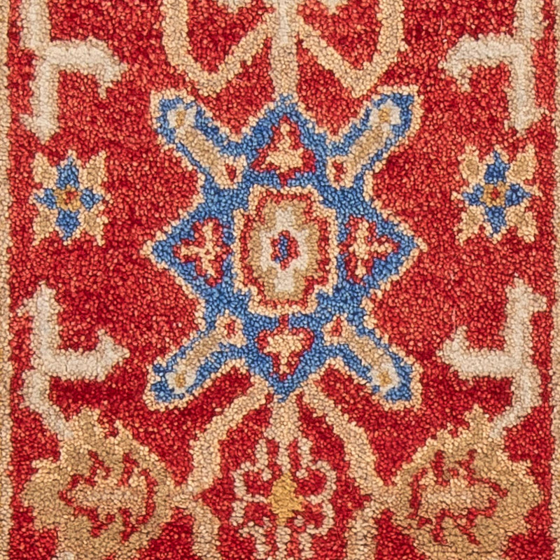 Løber Orientalsk tæppe - 199 x 62 cm - mørkerød