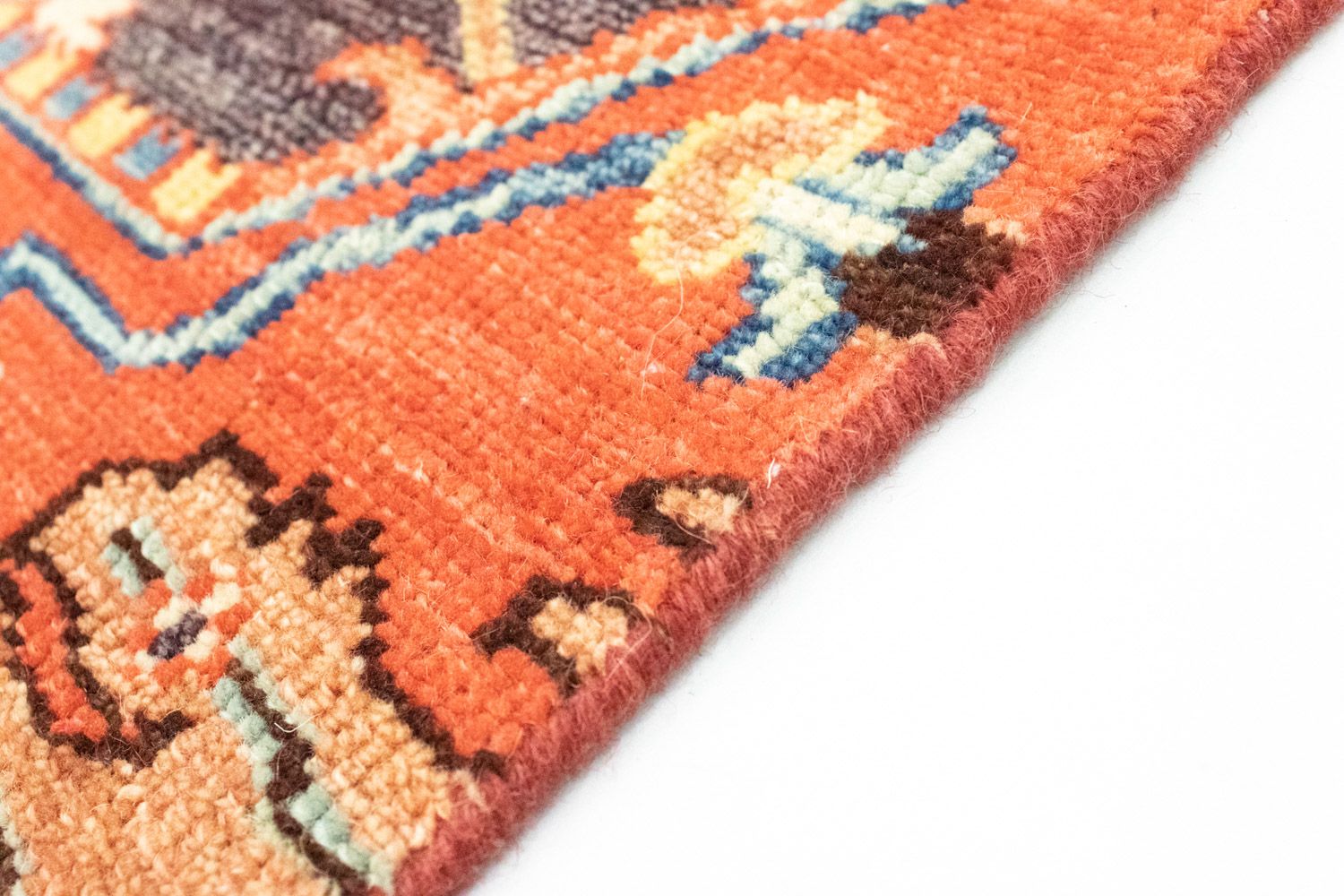 Designer tæppe - 94 x 78 cm - orange