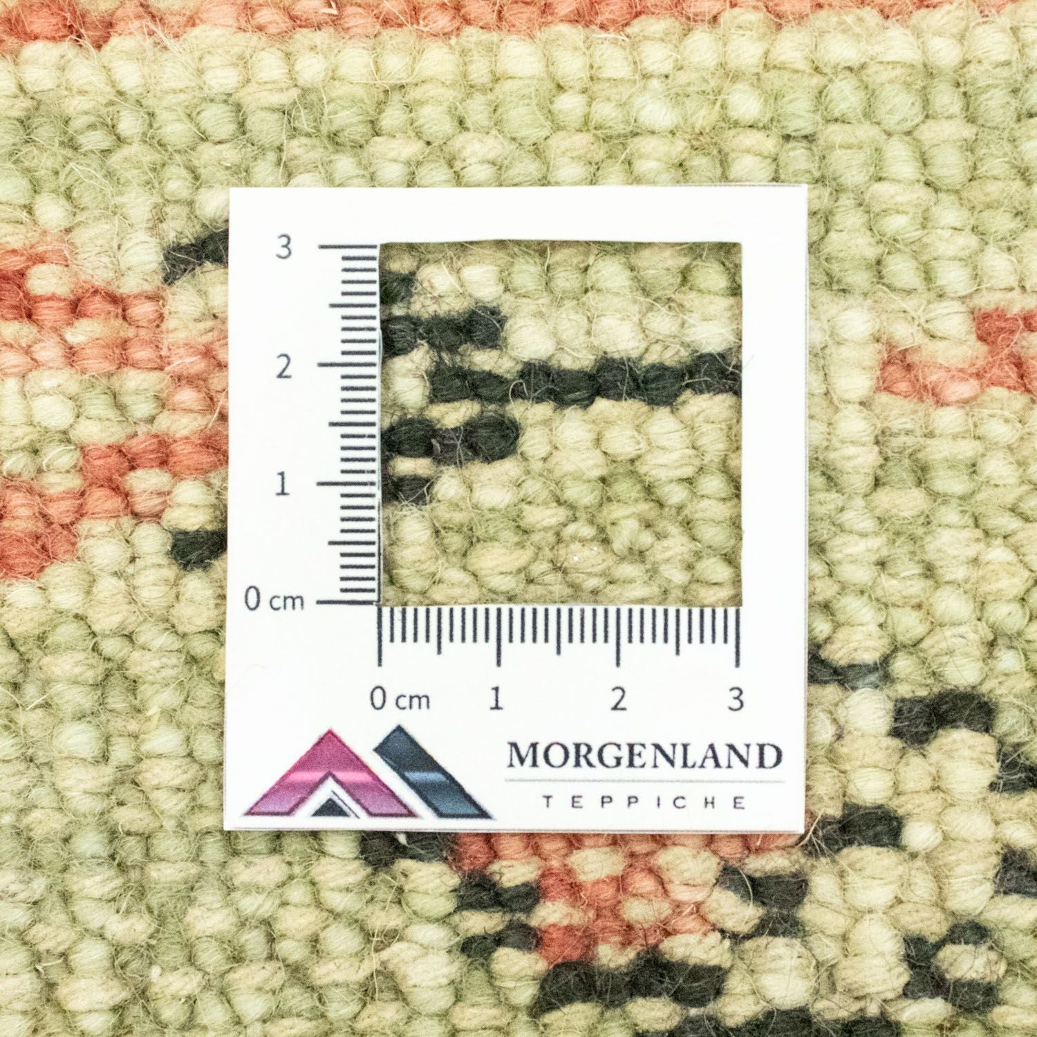 Uldtæppe - 93 x 59 cm - beige