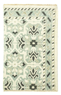 Uldtæppe - 93 x 60 cm - lysegrøn