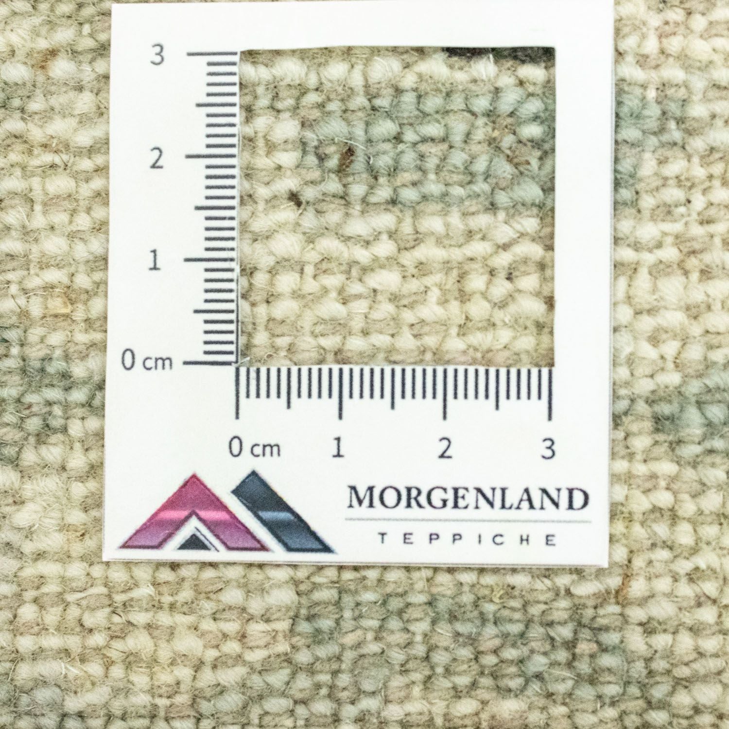 Uldtæppe - 93 x 60 cm - lysegrøn