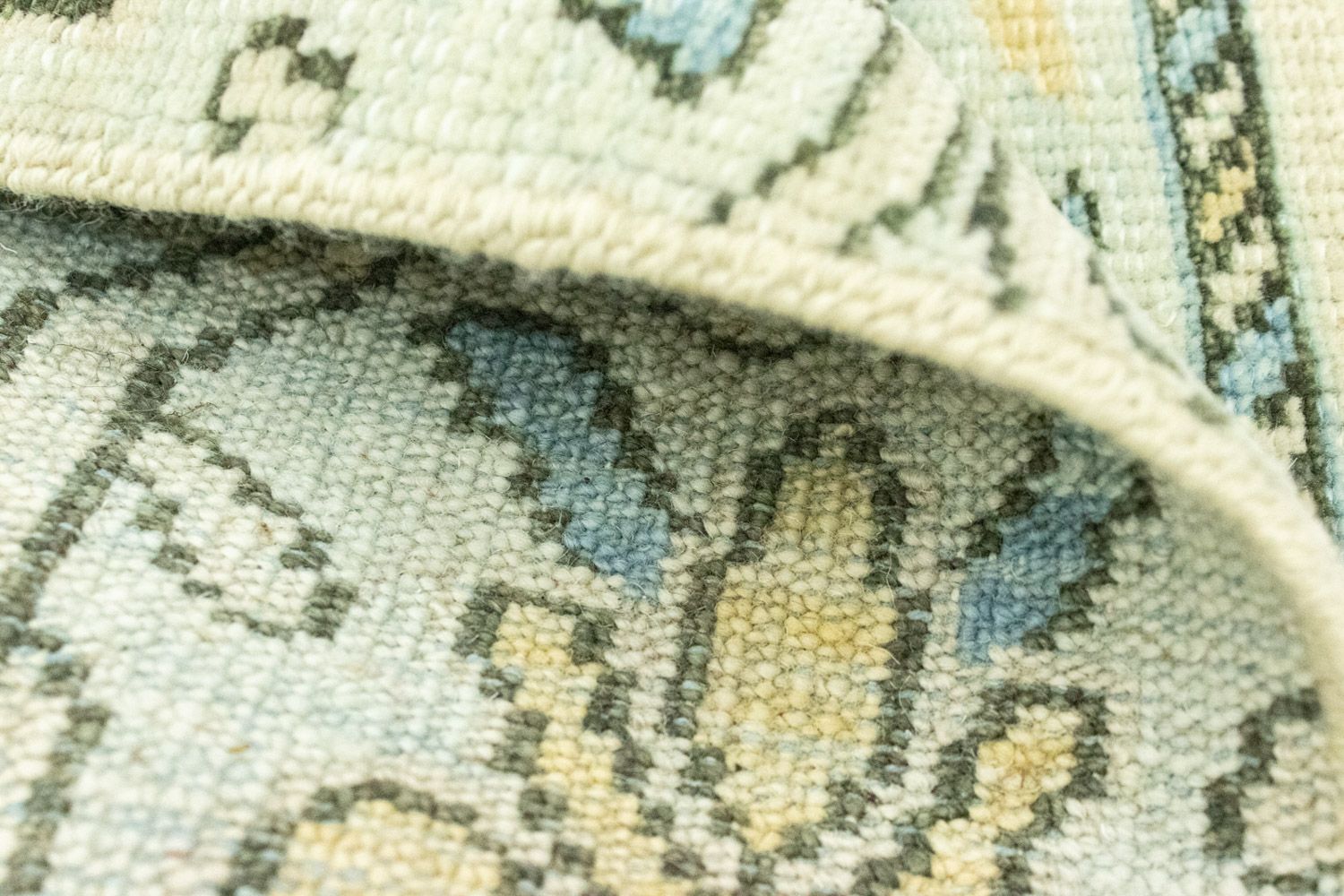 Designer tæppe - 93 x 58 cm - beige