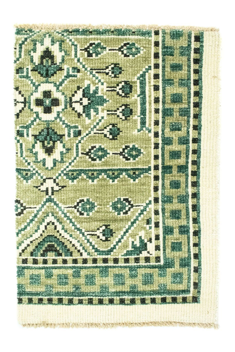 Uldtæppe - 87 x 64 cm - grøn